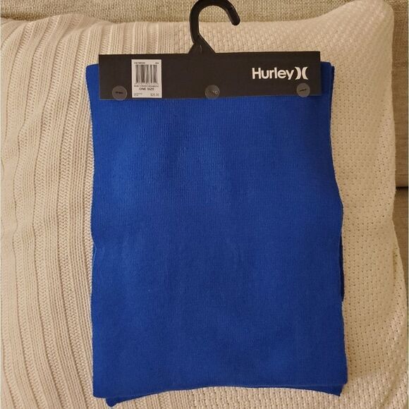 NEW! Hurley New Yorker Beanie & Scarf Set in Coastal Blue. New with tag! - Picture 8 of 12